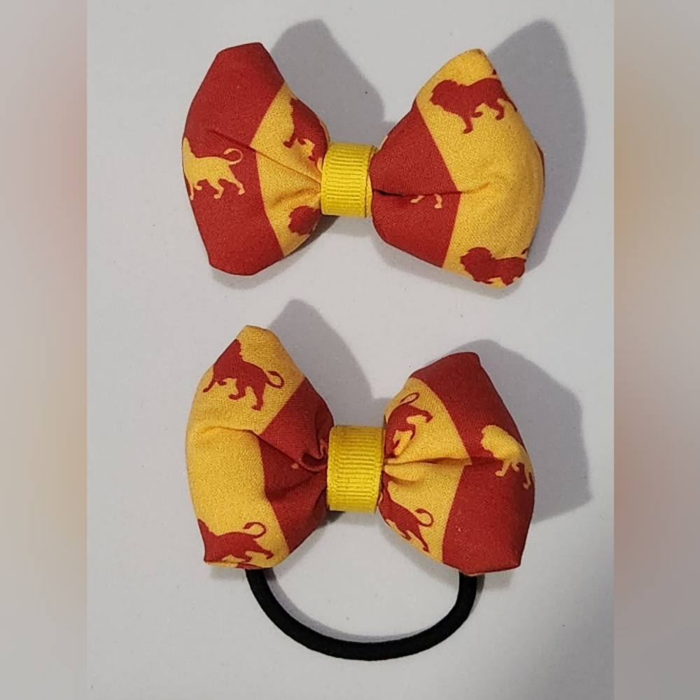 Homemade Griffindor Bows